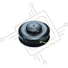 Головка с леской HUTER ETH-18-2Li для GET-18-2Li SAF