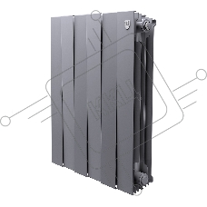 Радиатор биметаллический Royal Thermo PianoForte 500 серебристый - 6 секц.