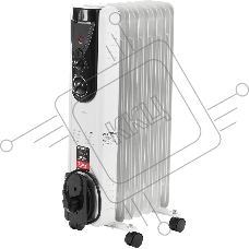Масляный обогреватель Centek CT-6200 (7 секций) белый, 700/1000/1500 Вт, 15 м2, термостат