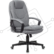 Кресло руководителя Бюрократ CH-868N серый, искусственная кожа, крестовина пластик Кресло руководителя Бюрократ CH-868N серый, искусственная кожа, крестовина пластик