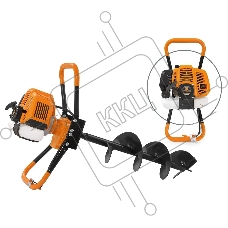 Мотобур Carver AG-43/000 бытовой 2-х такт. 1250Вт 1.7л.с. 43см3 6500об/мин (01.003.00038)