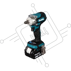 Гайковерт Makita DTW300RTJ аккум. патрон:квад.1/2