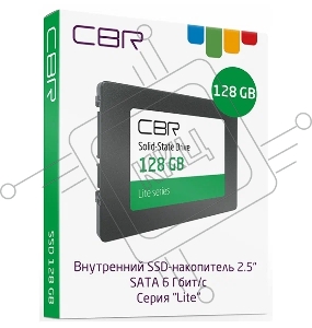 Внутренний SSD-накопитель CBR SSD-128GB-2.5-LT22, серия 