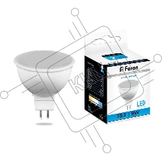 Лампа светодиодная FERON LB-560 (25841) 9W 230V G5.3 6400K MR16