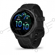 Умные часы Garmin Vivoactive 6 черный, черный ремешок 42,2мм