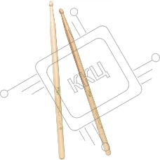 Барабанные палочки STAGG SHV5B деревянные, American Hickory 5B, материал орех, 2 шт., подобранная пара по весу, цвету и звучанию, размеры (в упаковке) 410х20х20 мм, вес (в упаковке) 0,1 кг