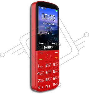 Мобильный телефон Philips E227 Xenium красный моноблок 2.8