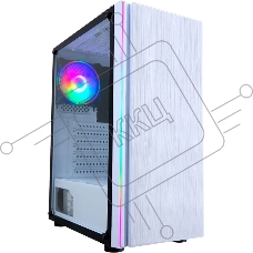 Компьютерный корпус AeroCool / Formula CL-3302W RGb белый без БП ATX 2xUSB 2.0 1xUSB 3.0 audio bott PSU