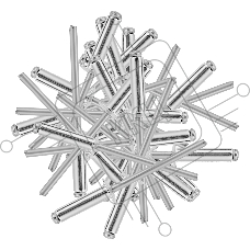 Заклепки алюминиевые Denzel, 5/32