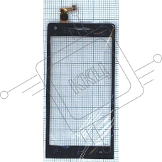Сенсорное стекло (тачскрин) для Huawei Ascend G6, черное