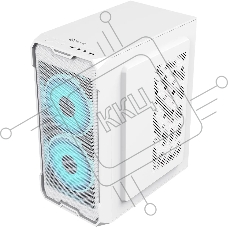 Корпус Оклик OCC-MN302F белый без БП mATX 1xUSB2.0 1xUSB3.0 audio
