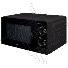 Микроволновая печь JVC JK-MW213MG черный, 20 л, 700 Вт, переключатели - поворотный механизм