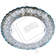 Точечный светодиодный светильник Ambrella Light хром/прозрачный GX53+3W/LED COLD/ G315 CL/CLD