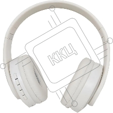 Гарнитура накладные Hyundai H-HP102 белый беспроводные bluetooth оголовье