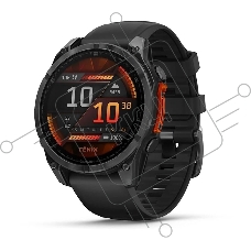 Смарт-часы Garmin Fenix 8 AMOLED серый, черный 47мм
