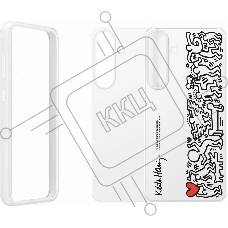 Чехол (клип-кейс) Samsung для Samsung Galaxy S25+ Flipsuit Case S25+ белый/прозрачный