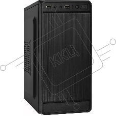 Компьютерный корпус Minitower ExeGate BAA-108-UNS400 (mATX, БП UNS400 с вент. 12см, 2*USB, аудио, черный)