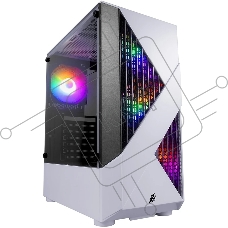 Компьютерный корпус 1STPLAYER FIREROSE F3-A White / ATX, TG / 4x120mm LED fans inc. / F3-A-WH-4F1