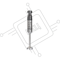 Блендер Sakura SA-6243BK-1000 погружн 1000 Вт стальн.корпус стальн.насадка