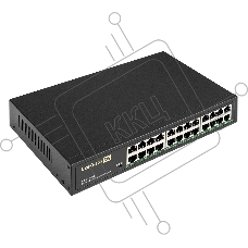 Коммутатор ExeGate EDGS-1024D, 24×1 Гбит/с, неуправляемый
