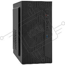 Корпус Minitower ExeGate BAA-303U-UNS450 (mATX, БП UNS450 с вент. 12см, 2*USB+1*USB3.0, HD Audio, черный)