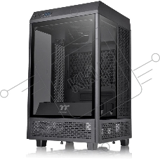 Компьютерный корпус Thermaltake The Tower 100 черный без БП ATX 2x120mm 2xUSB3.0 1xUSB3.1 audio bott PSU