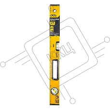 Строительный уровень Deli DL290500 500мм Алюминиевый сплав. Мягкая резина на обоих концах. Магнит для удобства эксплуатации. Измерение под углом 45°.