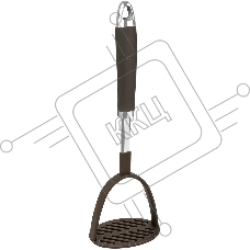 Картофелемялка Rondell Mocco RD-1382, коричневый