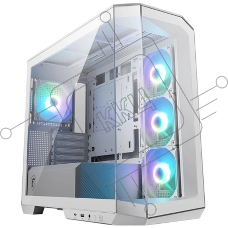 Компьютерный корпус MSI MAG Pano M100R PZ White , Micro-ATX, 1xUSB 3.2 Gen 1, 1xUSB 3.2 Gen2 Type-C, 4x120мм ARGB Fan, ARGB+PWM Control Board, TG, WHITE