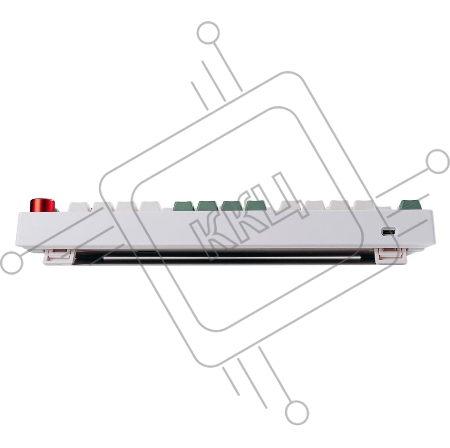 Клавиатура Epomaker TH80 Pro Keyboard Gateron Blue White Botanic Garden 