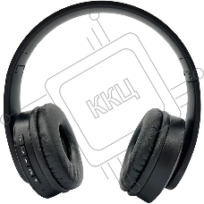 Гарнитура накладные Hyundai H-HP102 черный беспроводные bluetooth оголовье