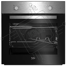 Газовый духовой шкаф Beko BBIGT21100X с откидным электрическим грилем; автоматический электроподжиг; поворотные переключатели; металлические направляющие; объем - 72л; 3 стекла дверцы; 1 решетка; 1 противень; вертел. Цвет: Нержавеющая сталь; Материал пане