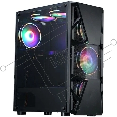 Компьютерный корпус Aerocool / Formula CL-3303B RGb черный без БП ATX 6x120мм 2xUSB 2.0 1xUSB 3.0 audio bott PSU