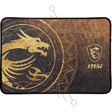 Коврик для мыши MSI Agility GD21 Dragon Tiamat золотистый/рисунок 220x3x320мм
