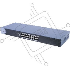 Коммутатор Hikvision DS-3E0516-E(C), 16×1 Гбит/с, неуправляемый