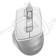 Мышь проводная A4Tech Fstyler FM45S Air белый/серебристый, 2400 dpi, USB, кнопки - 7
