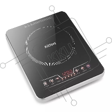 Плита настольная электрическая Kitfort КТ-102 черный, стеклокерамика