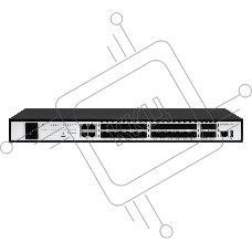 Коммутатор SNR SNR-S5210G-24FX, 20×1 Гбит/с SFP + 4×1 Гбит/с Комбо (RJ45/SFP) + 4×10 Гбит/с SFP+, управляемый