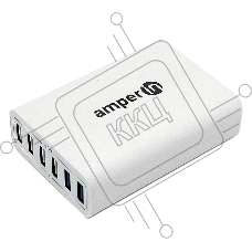 Блок питания (сетевой адаптер) Amperin Quick Charge 6-port QC 3.0 USB (YDS-TC060-4-2-0), белый