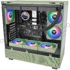 Комплект вентиляторов для корпуса Thermaltake CT120 EX ARGB Sync (3 шт.) зеленый, 120 мм, 2000 об/мин, 28.5 дБ, 4 pin