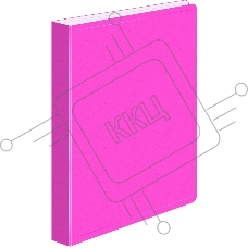 Папка метал.пруж.скоросш. Бюрократ Double Neon DNE07PPINK A4 пластик 0.7мм кор.27мм карм.прод.внут. розовый