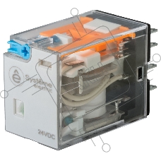 Реле 5A 4CO 24VDC тест кнопка LED