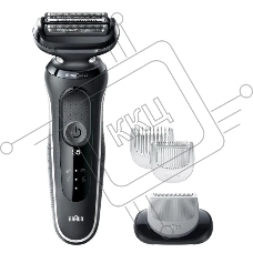 Электробритва Braun 51-W1600s белый/черный