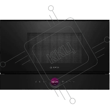 Микроволновая печь встраиваемая Bosch BFL7221B1 чёрный, 21 л, 900 Вт, переключатели - поворотный механизм/сенсор