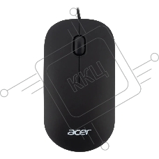 Мышь проводная Acer OMW122 черный, 1200 dpi, USB, кнопки - 3