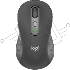 Мышь беспроводная Logitech M750 L Large графитовый, 4000 dpi, радиоканал, Bluetooth, USB, кнопки - 5