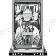 Встраиваемая посудомоечная машина Weissgauff BDW 4026, белый, 44.8 см, 9 компл., 49 дБ, класс A++