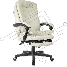Кресло руководителя Бюрократ T-9950MSG-F слоновая кость эко.кожа, крестов. пластик подст. для ног Кресло руководителя Бюрократ T-9950MSG-F слоновая кость эко.кожа, крестов. пластик подст. для ног