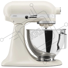 Настольный миксер KitchenAid Classic, планетарное смешивание, 10 скоростей, объем чаши 4.3 л, откидной блок, цвет хром