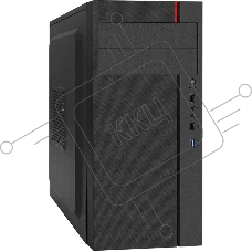 Корпус Miditower ExeGate AA-440U-UNS400 (ATX, БП UNS400 с вент. 12см, 2*USB+1*USB3.0, аудио, черный)